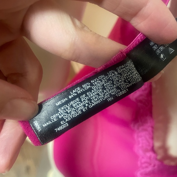 Natori Featherlace Body Suit size Medium Pink - Picture 10 of 11